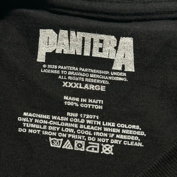 Pantera Men's Cowboys From Hell Flame Band Members Black Tee T-Shirt XXXL NWOT - Picture 5 of 5